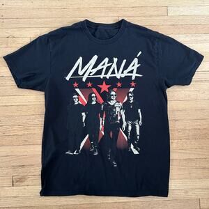 Mana Mexican Rock Band Tour T-shirt 2016 Men's Size Medium Concert Tee